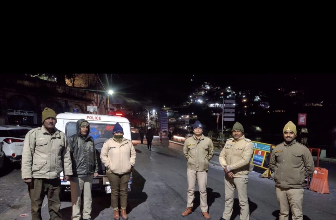 कानून-व्यवस्था मजबूत करने को नैनीताल पुलिस का सघन चेकिंग अभियान
