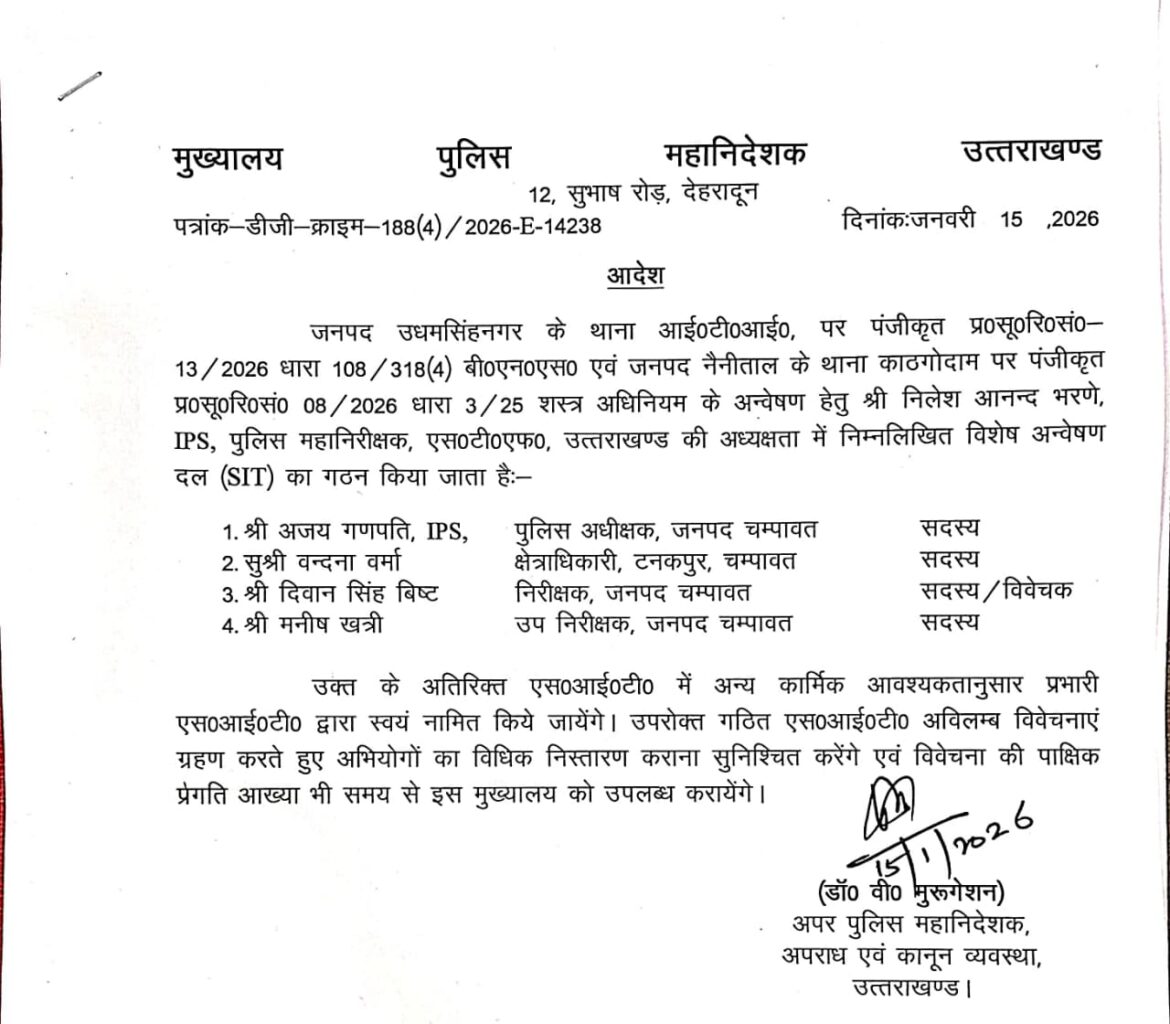 सुखवन्त सिंह आत्महत्या प्रकरण: उच्चस्तरीय SIT का गठन, गहन विवेचना के निर्देश