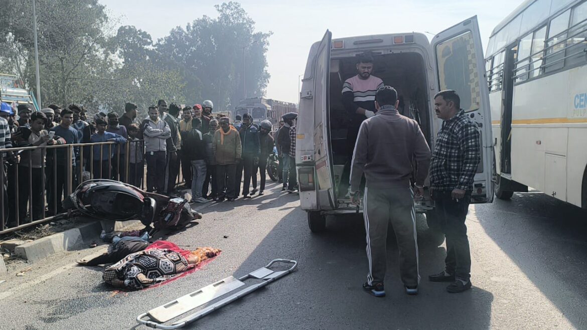 लालकुआं में स्कूटी और अज्ञात वाहन की टक्कर, महिला-पुरुष की मौत