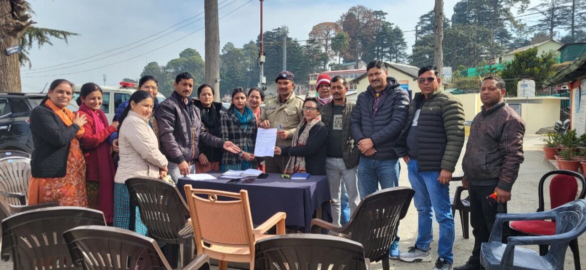 आपत्तिजनक सोशल मीडिया पोस्ट को लेकर कांग्रेस का विरोध, रानीखेत कोतवाली में तहरीर