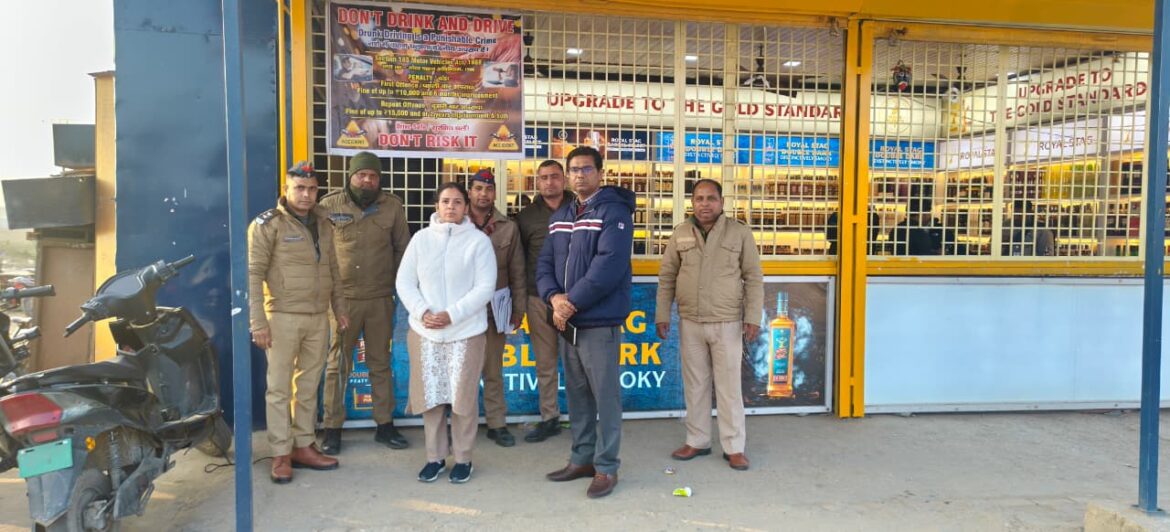 हरिद्वार में रोड सेफ्टी माह: शराब पीकर वाहन चलाने के खिलाफ परिवहन और आबकारी विभाग की संयुक्त जागरूकता मुहिम