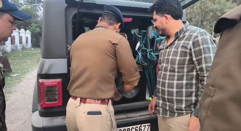 हरिद्वार में एसएसपी के नेतृत्व में सघन चेकिंग अभियान