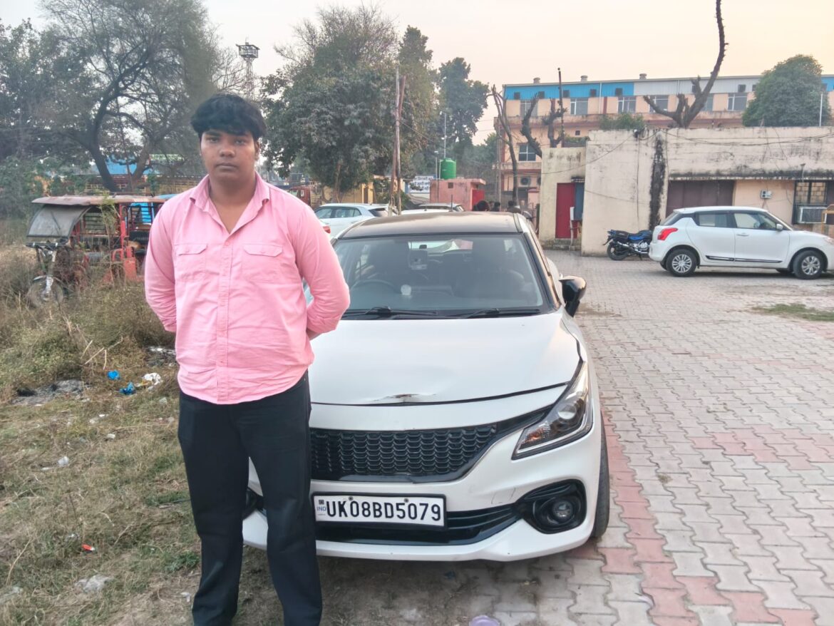 शिवालिक नगर की पॉक्स कॉलोनी में जिग-जैग ड्राइविंग पर पुलिस की सख्त कार्रवाई