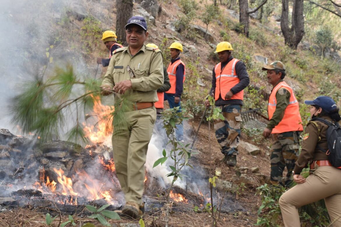 चमोली में बहु-विभागीय वनाग्नि मॉक ड्रिल का सफल आयोजन