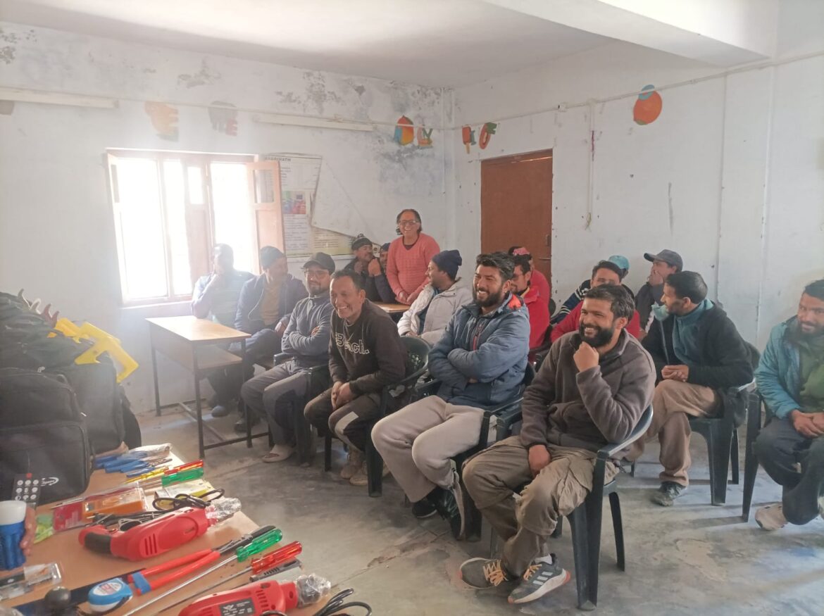 आईटीबीपी के सिविक एक्शन प्रोग्राम के तहत 9 दिवसीय प्रशिक्षण