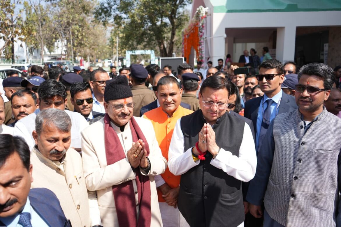 मुख्यमंत्री पुष्कर सिंह धामी ने हल्द्वानी में 132 करोड़ की 39 विकास योजनाओं का लोकार्पण और शिलान्यास किया