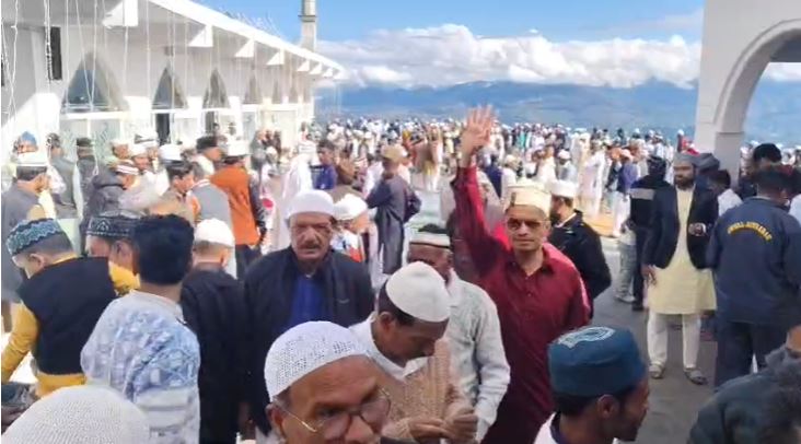 रानीखेत में ईद-उल-फितर हर्षोल्लास के साथ मनाई गई