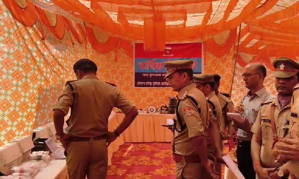 एसएसपी नवनीत सिंह ने थाना बुग्गावाला का किया वार्षिक निरीक्षण