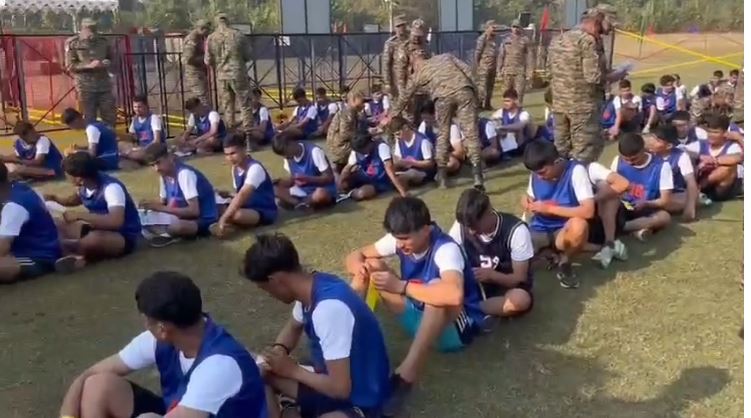 बनबसा मिलिट्री स्टेशन में अग्निवीर भर्ती रैली का दूसरा दिन संपन्न