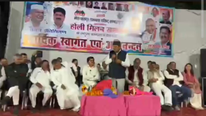 रानीपुर में होली मिलन समारोह: नेताओं और जनता ने मिलकर मनाया उत्सव