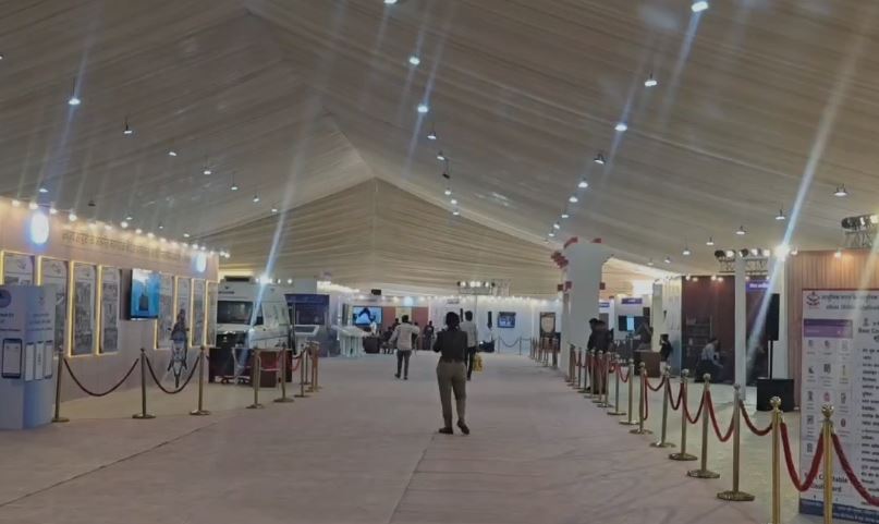 हरिद्वार में अमित शाह के दौरे से पहले मुख्यमंत्री धामी ने किया स्थल निरीक्षण