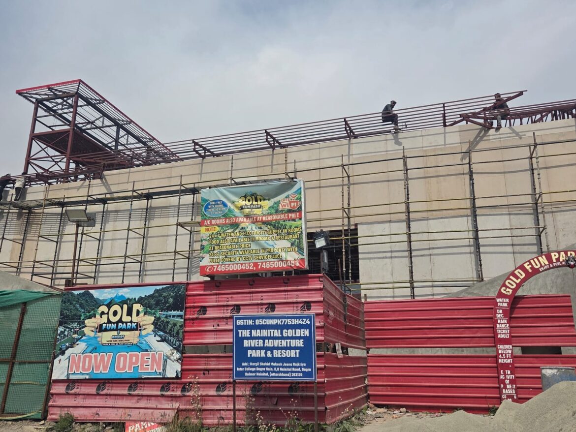 भुजिया घाट में अवैध निर्माण जारी, प्रशासन पर सवाल