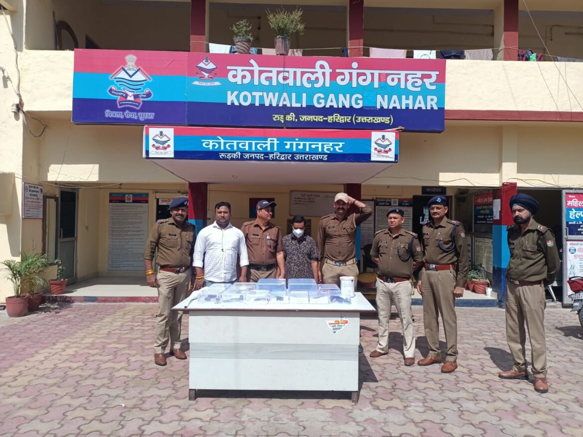 अवैध असलहा फैक्ट्री का पुलिस ने किया भंडाफोड़