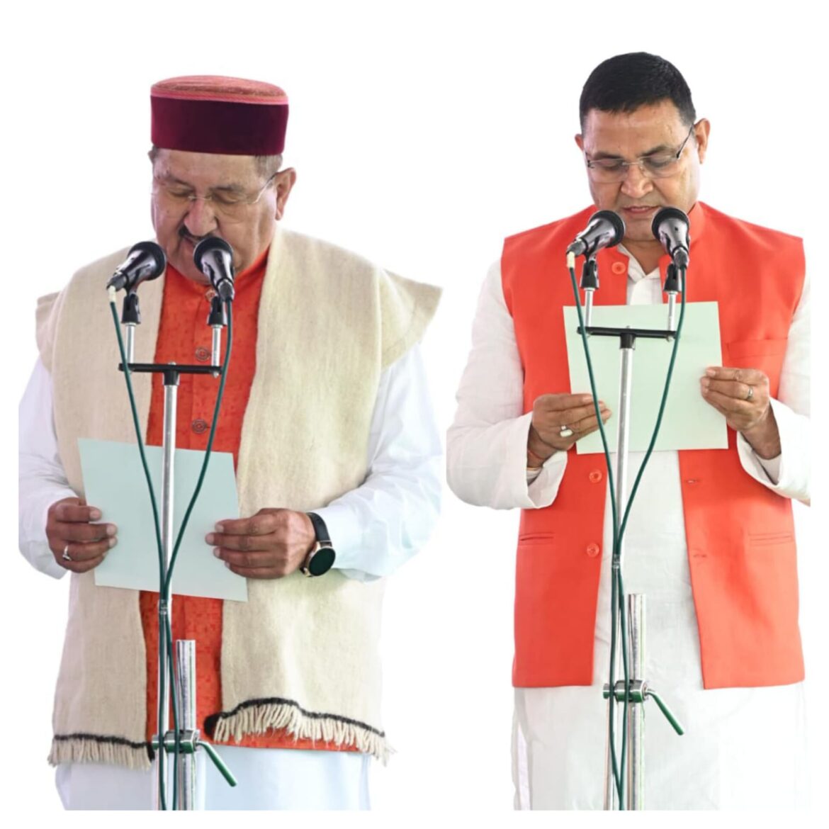 धामी कैबिनेट का विस्तार, पांच विधायकों ने ली मंत्री पद की शपथ