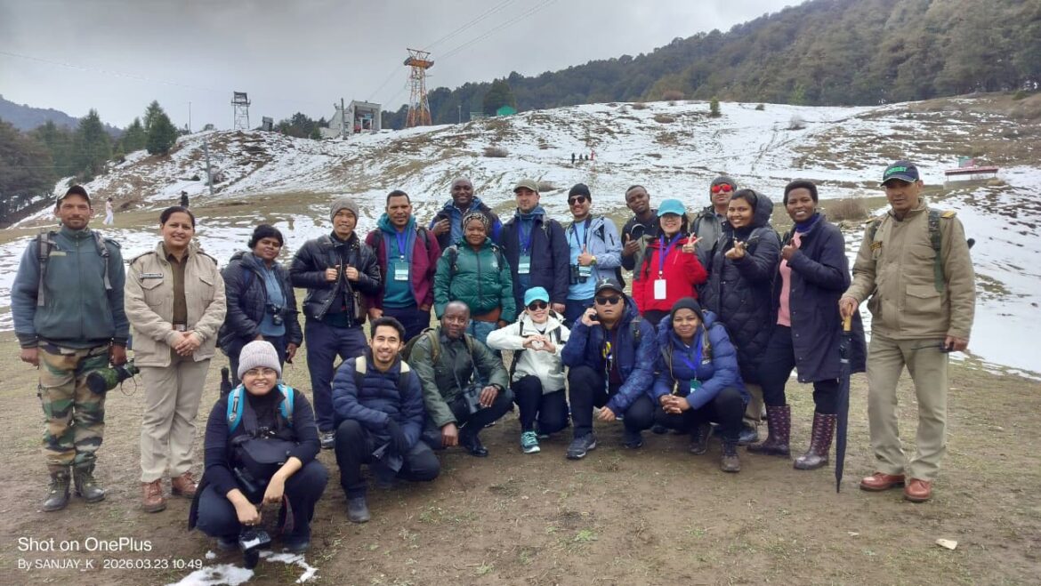 औली-गोरसों में अंतरराष्ट्रीय दल ने किया माउंटेन हेरिटेज प्रशिक्षण भ्रमण