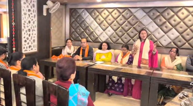 मसूरी में भाजपा महिला मोर्चा का स्वागत समारोह, 2027 चुनाव पर फोकस