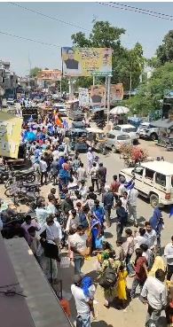 खटीमा में अंबेडकर जयंती पर भव्य शोभायात्राएं, जय भीम के नारों से गूंजा क्षेत्र