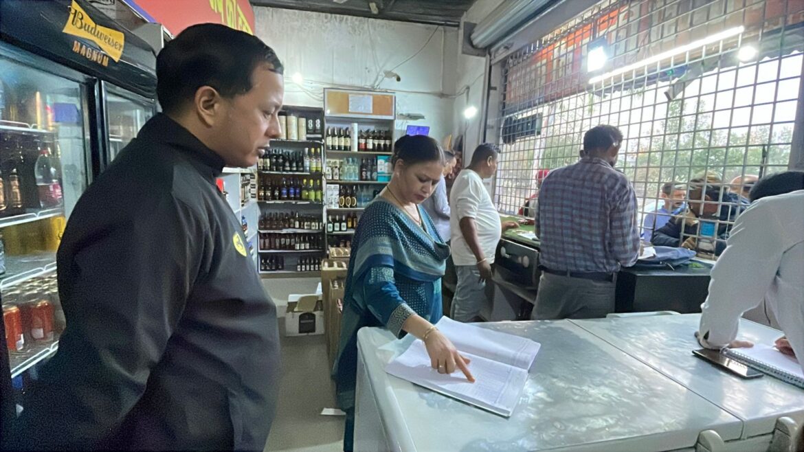 कालाढूंगी और लालकुआं में मदिरा दुकानों में ओवररेटिंग का खुलासा