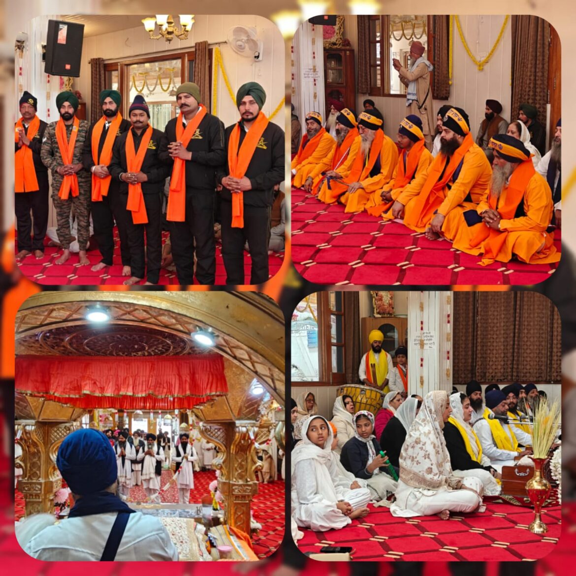 गोविंद घाट गुरुद्वारे में वैसाखी पर्व धूमधाम से मनाया गया