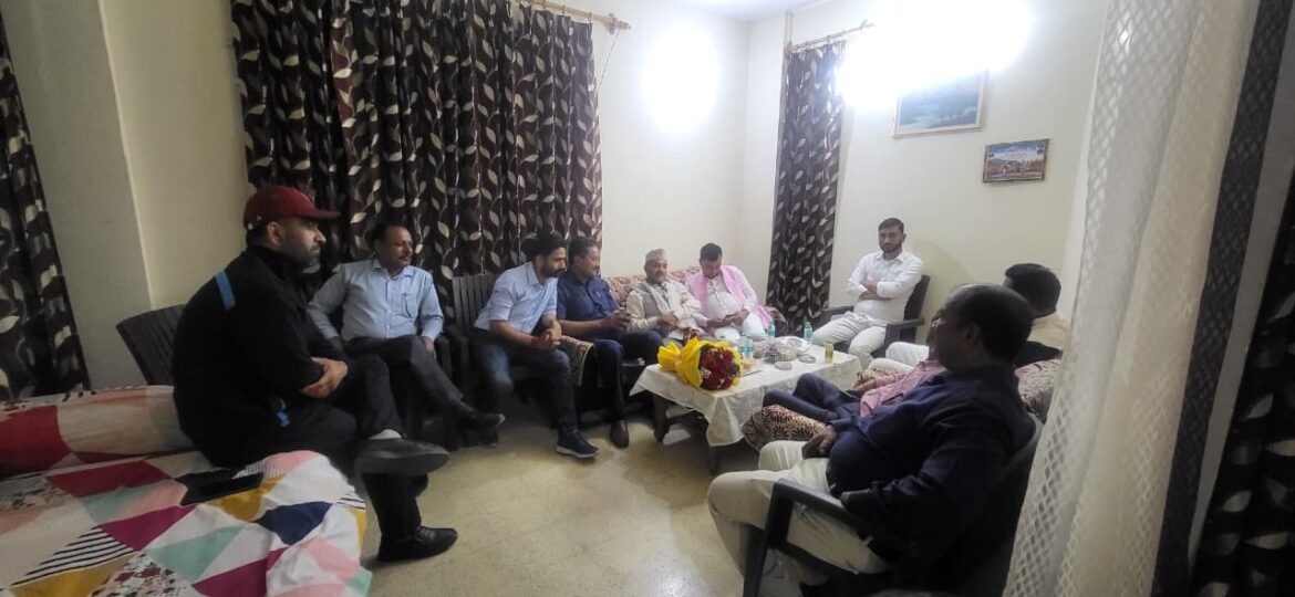 चंडीगढ़ में गोविंद सिंह पिलख्वाल का भव्य स्वागत, क्षेत्रीय मुद्दों पर हुई चर्चा