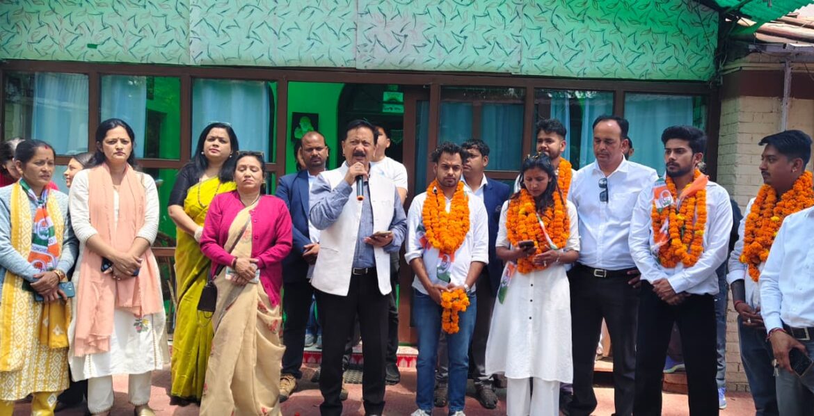 सदर बाजार से स्प्रिंग फील्ड तक युवा रैली, नेताओं ने युवाओं को किया प्रेरित