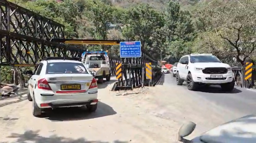मसूरी मार्ग पर वैली ब्रिज तैयार, जाम से राहत की उम्मीद; 12 करोड़ से नए पुल का निर्माण शुरू