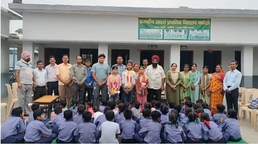खटीमा के चंदेली थारू पट्टी विद्यालय के तीन बच्चों ने रचा इतिहास