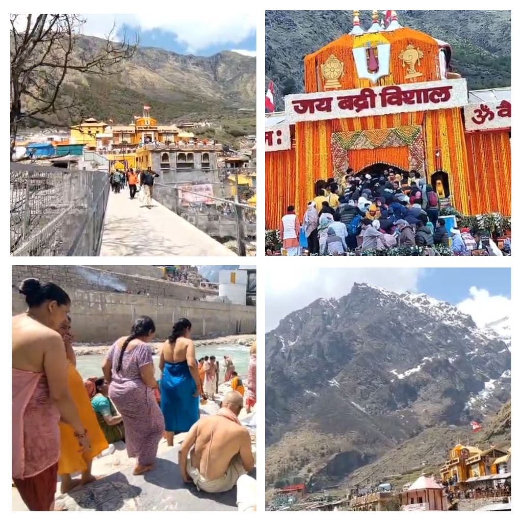 बद्रीनाथ धाम यात्रा ने पकड़ी रफ्तार, श्रद्धालुओं की संख्या एक लाख पार