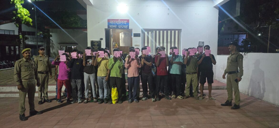 ‘ऑपरेशन प्रहार’ के तहत सिडकुल पुलिस की बड़ी कार्रवाई, 62 लोग गिरफ्तार