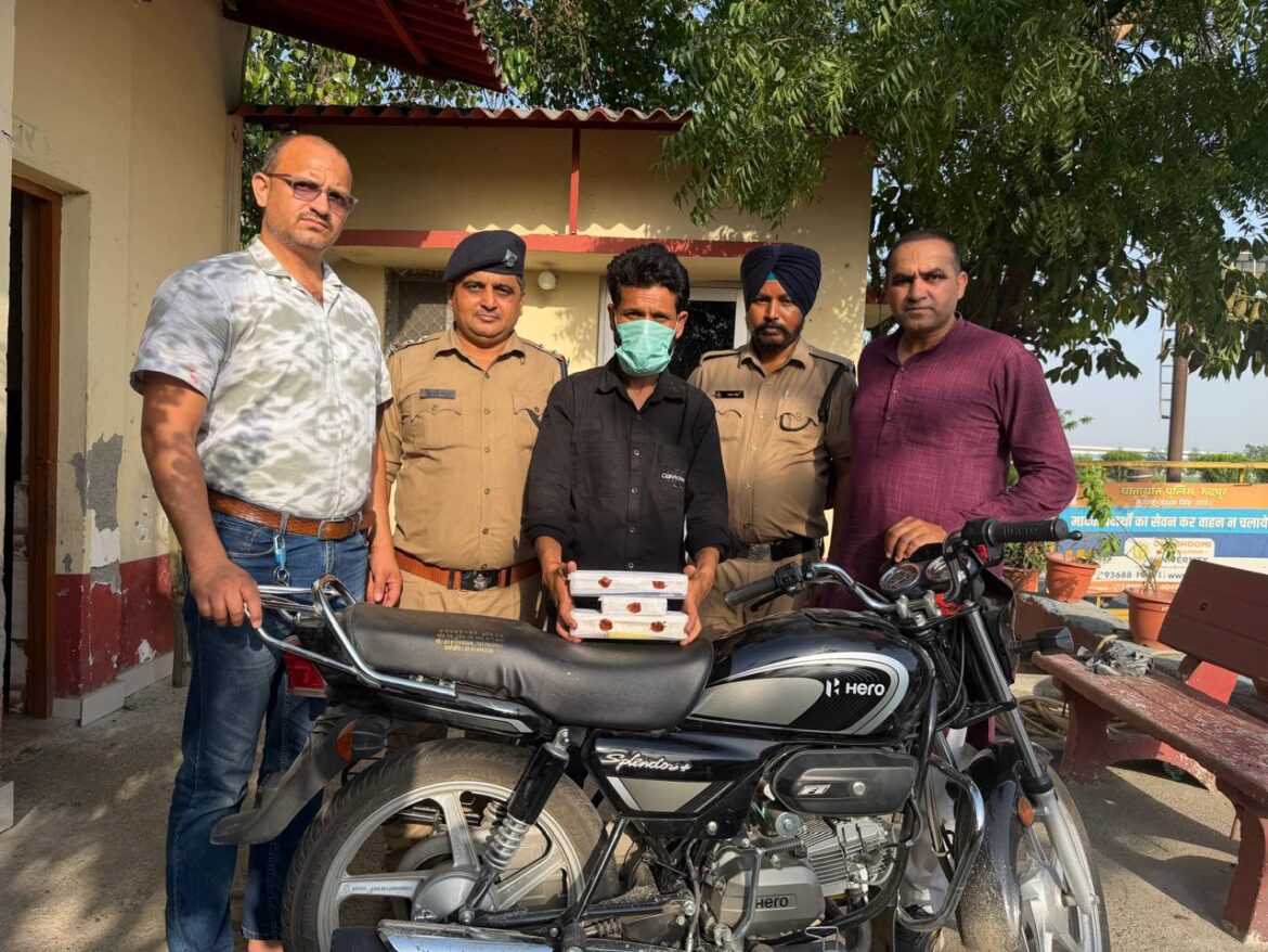 उत्तराखंड STF की बड़ी कार्रवाई: 129 ग्राम हेरोइन के साथ तस्कर गिरफ्तार, कीमत 38 लाख रुपये