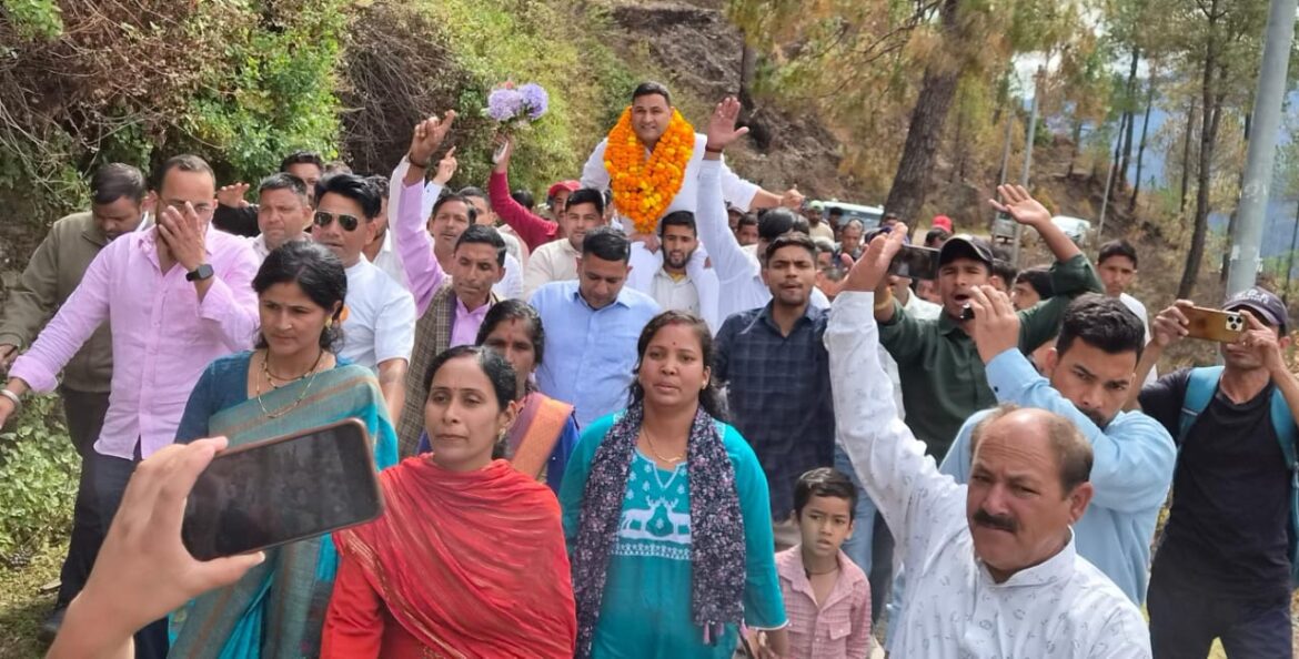 ओखलकांडा में 78 लाख की लागत से सड़क सुधार कार्य का शुभारंभ, मंत्री राम सिंह कैड़ा ने किया शिलान्यास