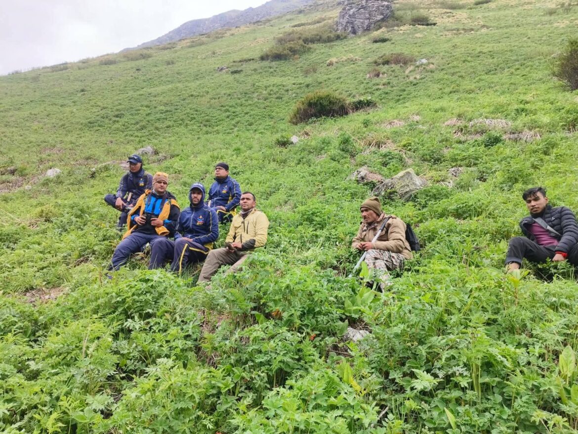 विश्व धरोहर फूलों की घाटी में लापता यात्री की तलाश जारी, संयुक्त सर्च अभियान जारी