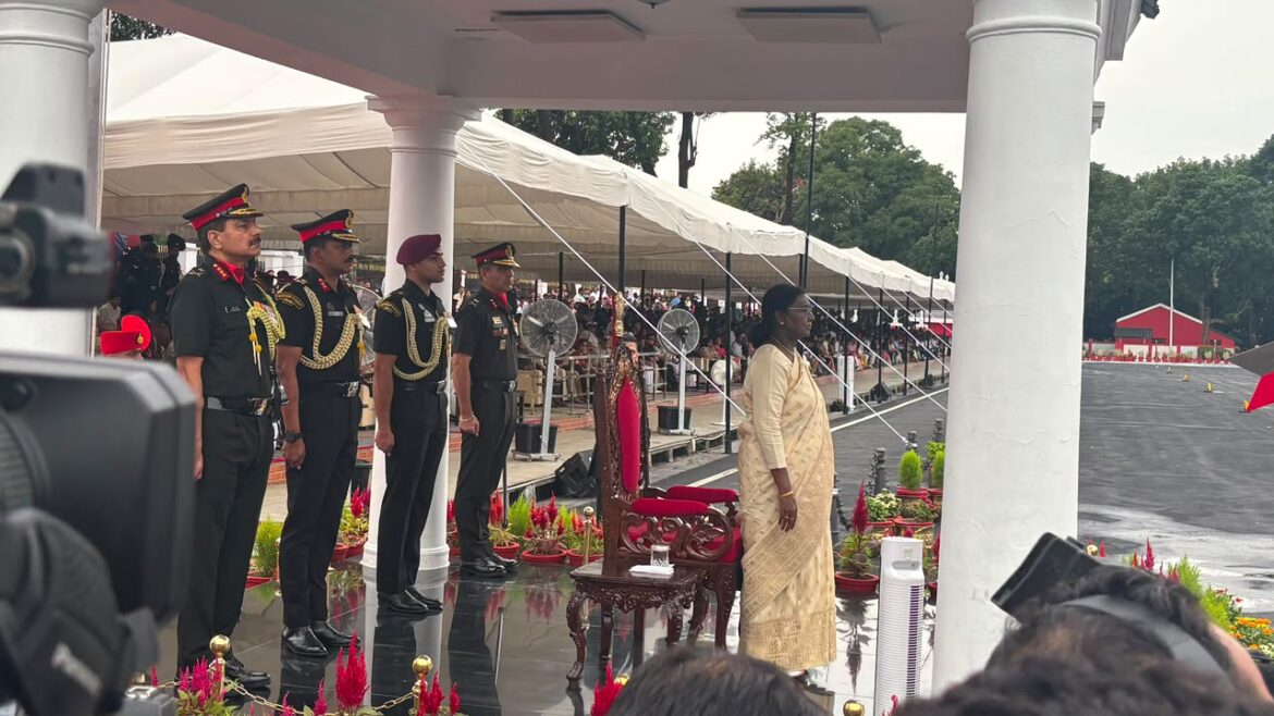 भारतीय सैन्य अकादमी की पासिंग आउट परेड का भव्य आगाज़, राष्ट्रपति द्रौपदी मुर्मू लेंगी सलामी