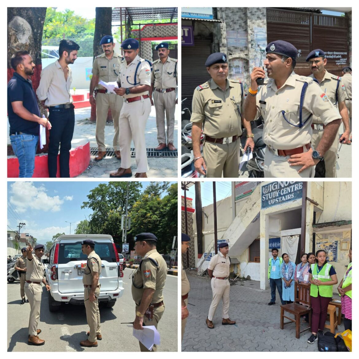 नैनीताल में UKSSSC परीक्षा कड़ी सुरक्षा के बीच शांतिपूर्ण, SSP ने किया निरीक्षण