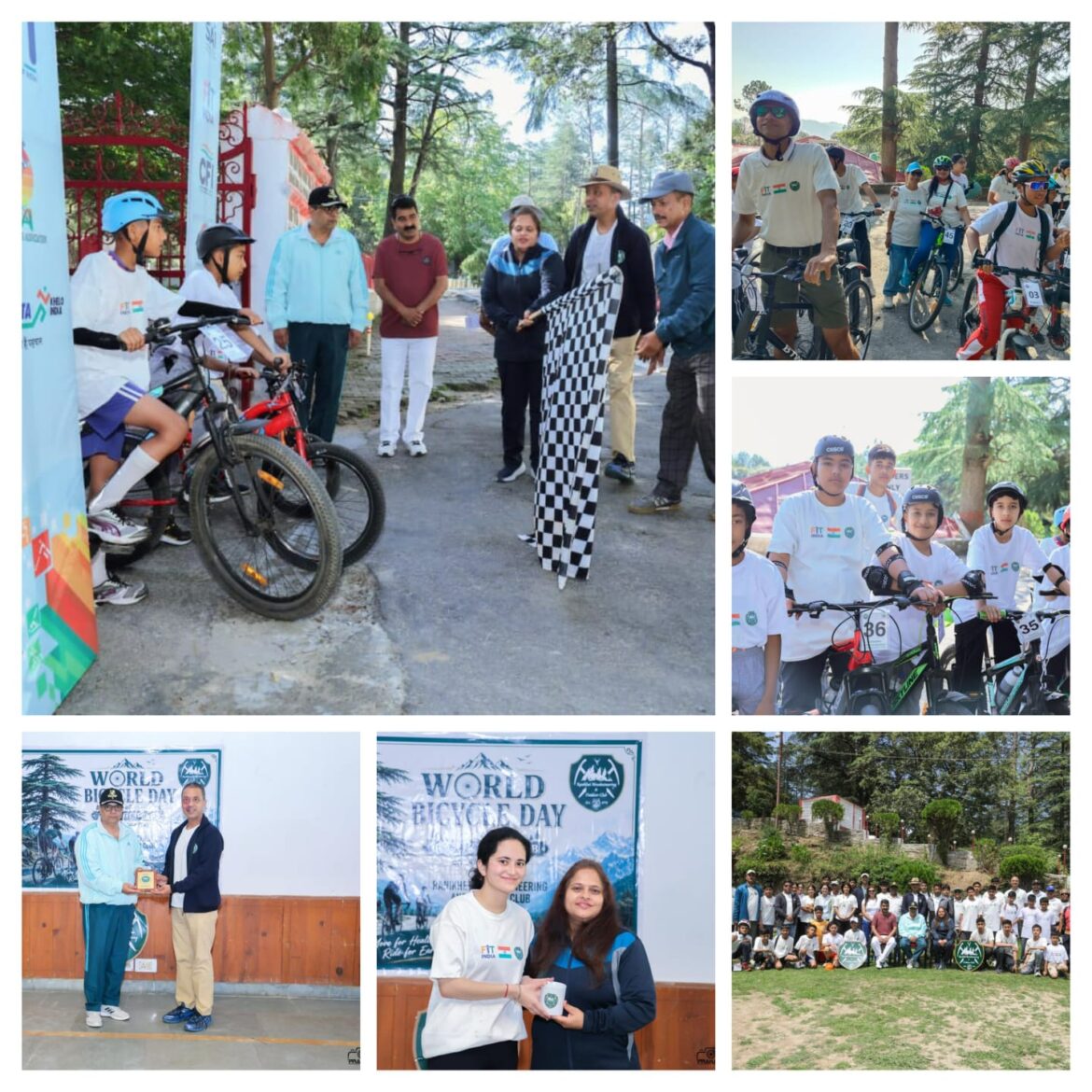 रानीखेत में विश्व साइकिलिंग दिवस पर फन राइड, 41 प्रतिभागियों ने दिया फिटनेस और पर्यावरण का संदेश