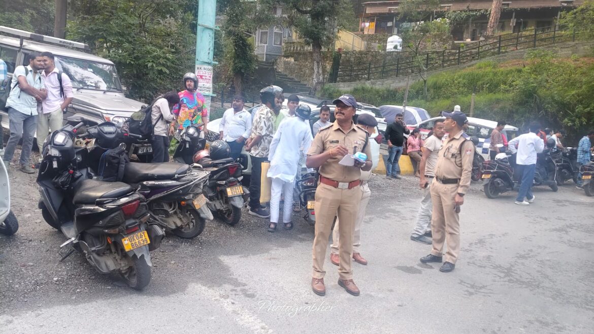 नैनीताल पुलिस का वृहद चेकिंग अभियान, 71 वाहन सीज, 173 चालान
