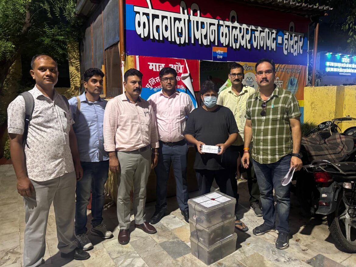 कलियर में कॉस्मेटिक दुकान की आड़ में नशे का कारोबार उजागर, एसटीएफ की बड़ी कार्रवाई में एक गिरफ्तार