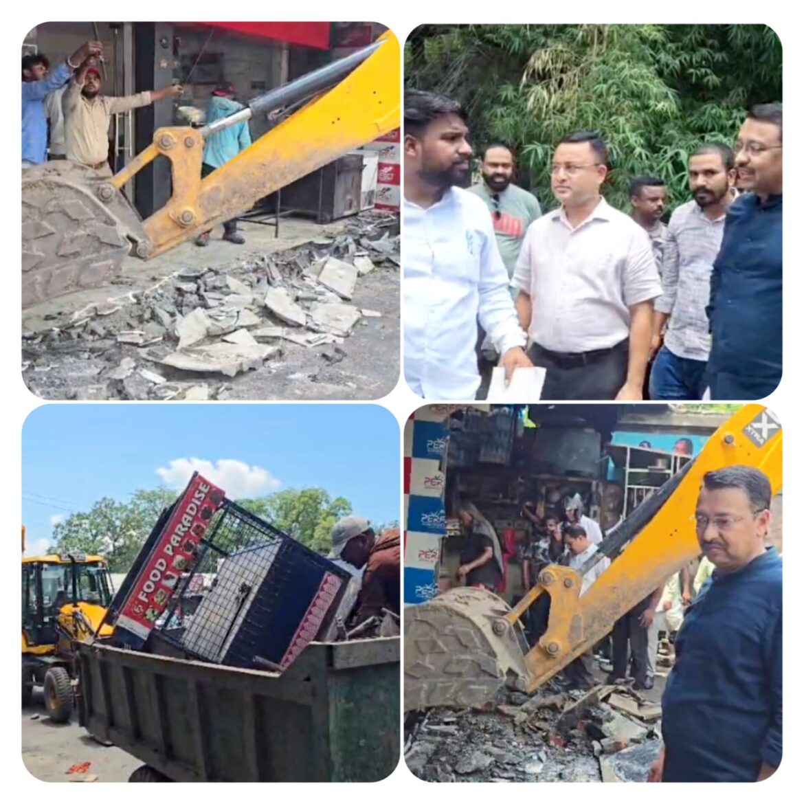 हल्द्वानी में अतिक्रमण पर प्रशासन का बड़ा एक्शन, ठेले जब्त, चालान काटे