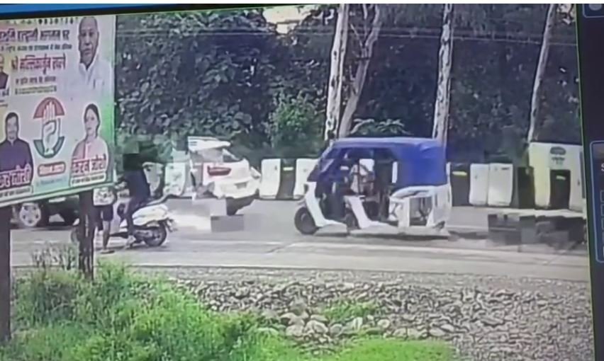 हल्दूचौड़ सड़क हादसे का सीसीटीवी वीडियो आया सामने, डंपर की टक्कर से युवक की दर्दनाक मौत