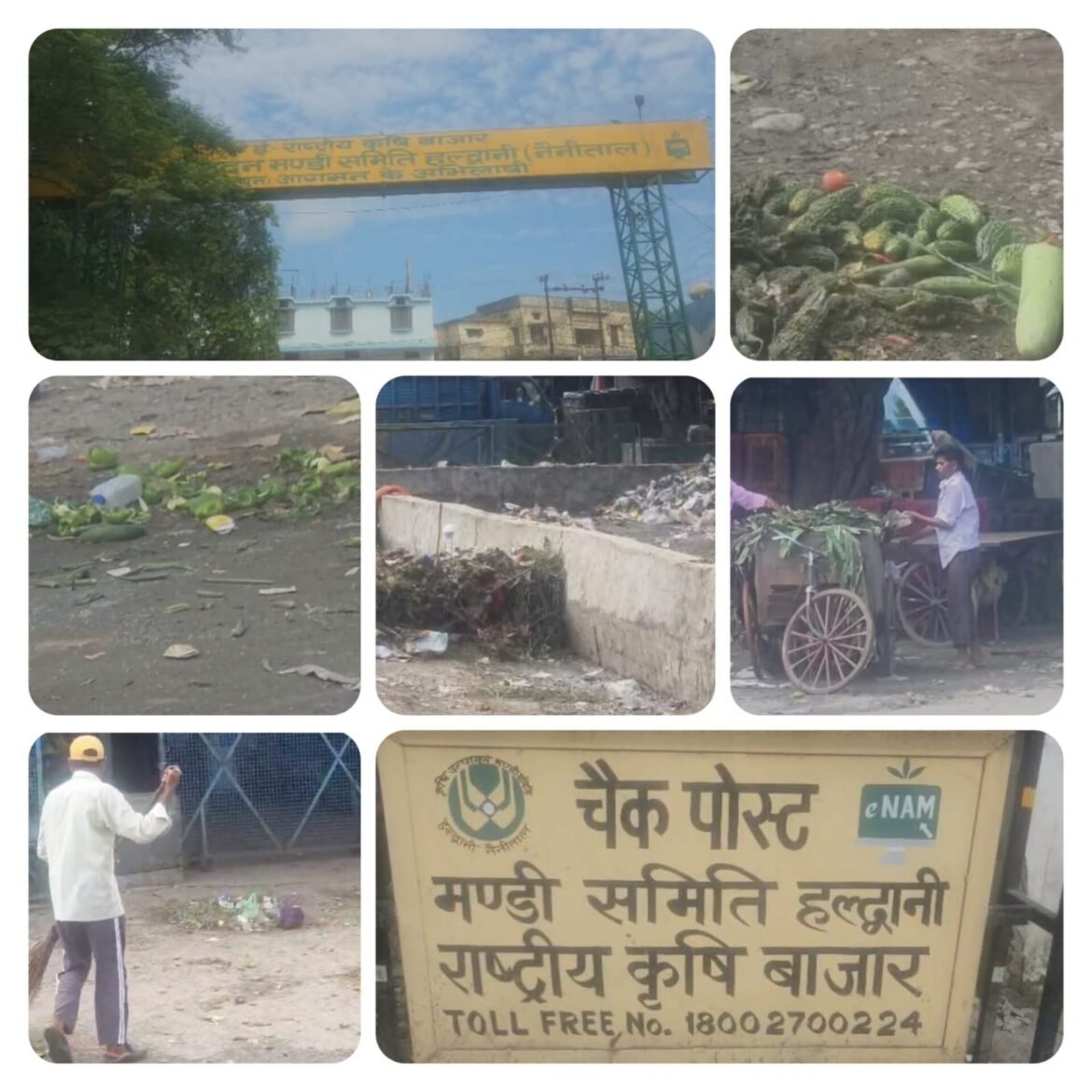 मंडियों की सफाई पर सवाल, लाखों के ठेके के बावजूद गंदगी का अंबार