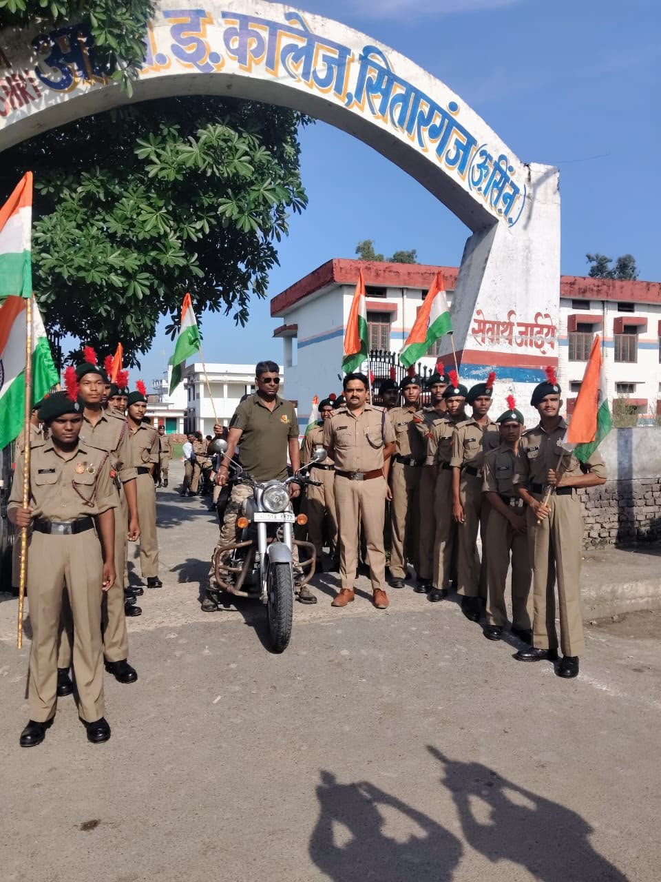 स्वतंत्रता दिवस से पहले नगर में निकली तिरंगा यात्रा, देशभक्ति के नारों से गूंजा माहौल