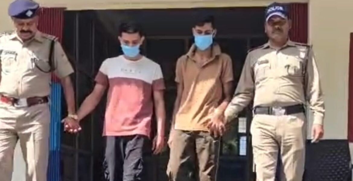 1100 सीसीटीवी खंगालकर नरेंद्रनगर की बड़ी चोरी का खुलासा, दो आरोपी गिरफ्तार