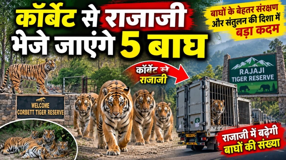 कॉर्बेट से राजाजी भेजे जाएंगे पांच और बाघ, दूसरे चरण की तैयारी शुरू