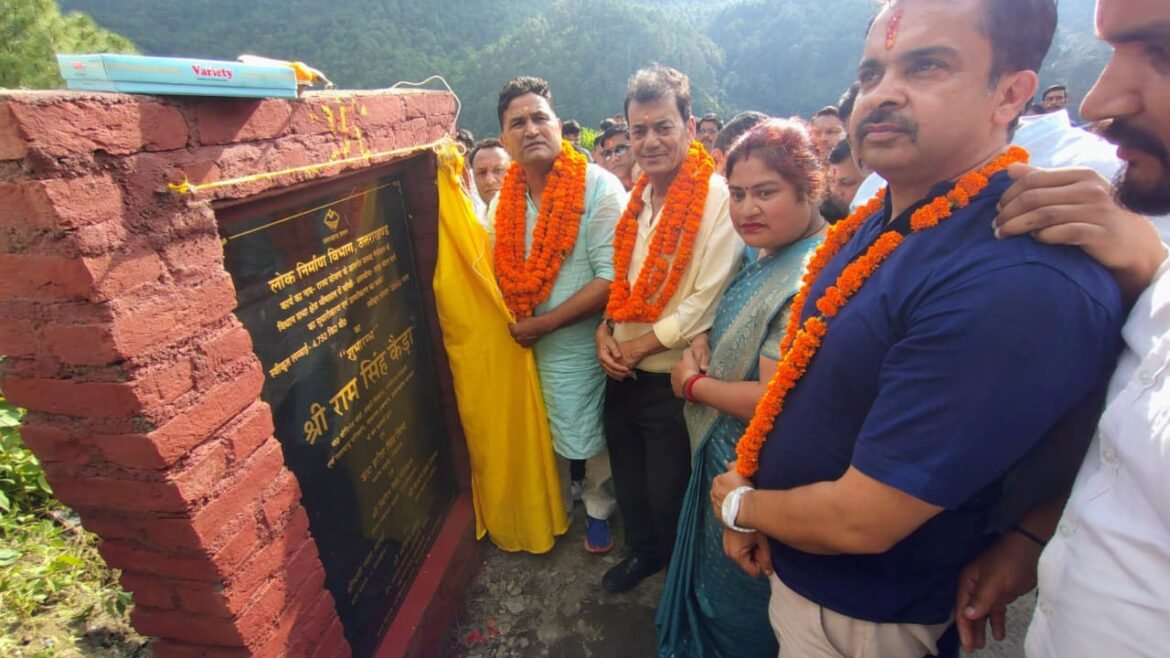 चाफी-अल्चौना-ताड़ा मोटर मार्ग के डामरीकरण को 2.26 करोड़, गोल्ज्यू मंदिर के सौंदर्यीकरण को 91 लाख