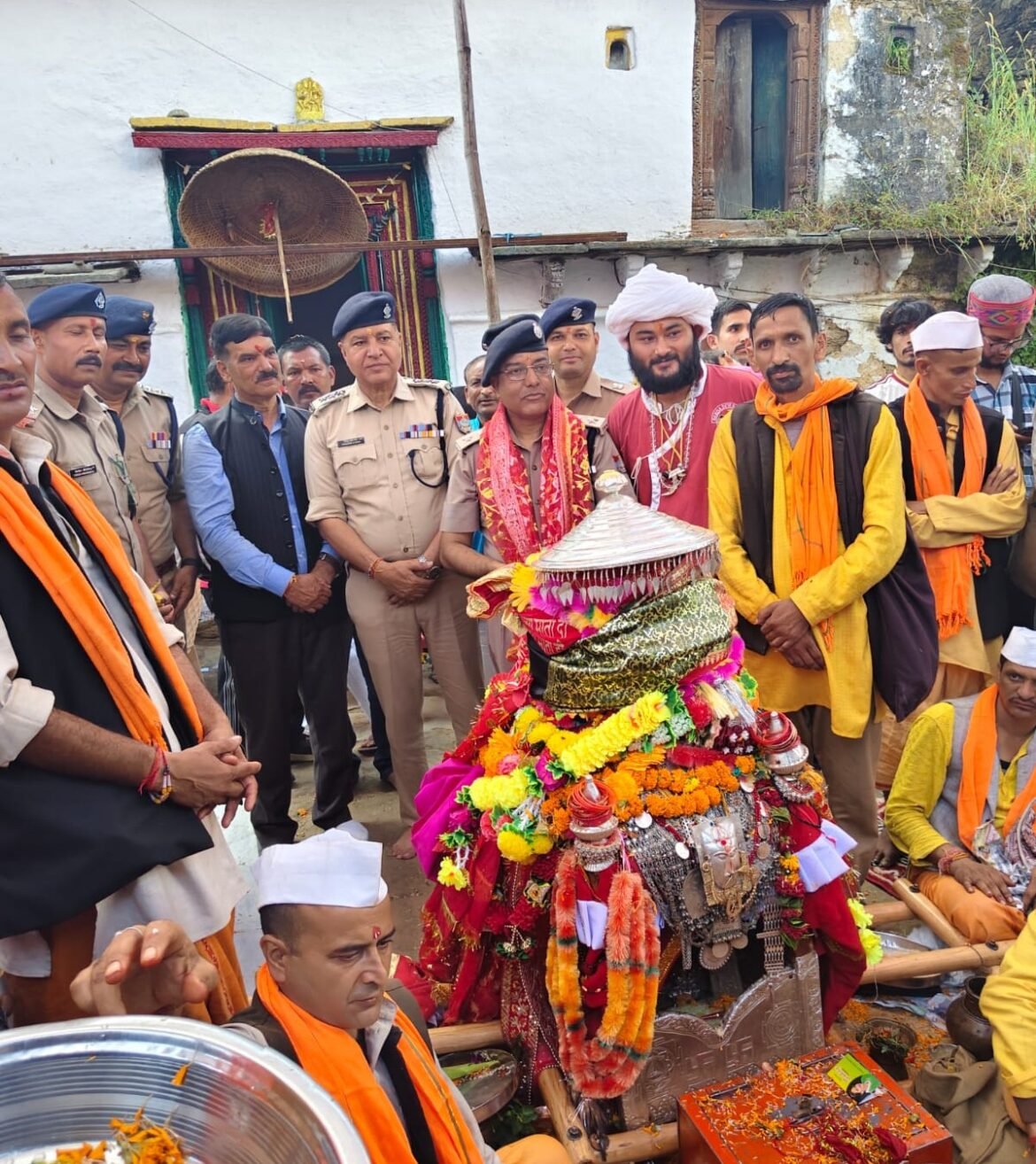 देवराड़ा पहुंची मां नन्दा की डोली, छह माह ननिहाल में रहेंगी विराजमान