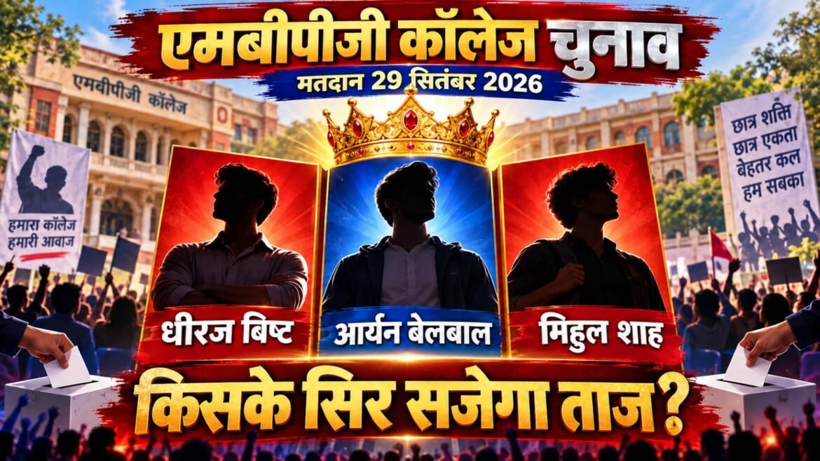 एमबीपीजी में अध्यक्ष पद पर त्रिकोणीय मुकाबला, 29 सितंबर को होगा फैसला