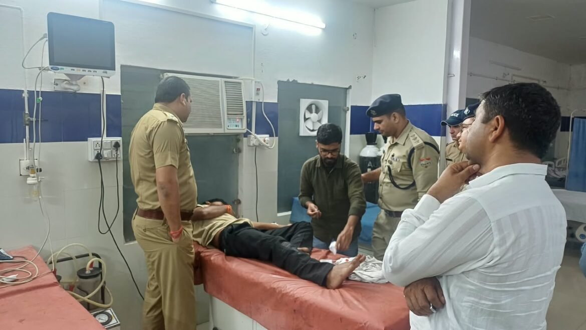 झबरेड़ी कला डबल मर्डर का आरोपी मुठभेड़ के बाद गिरफ्तार