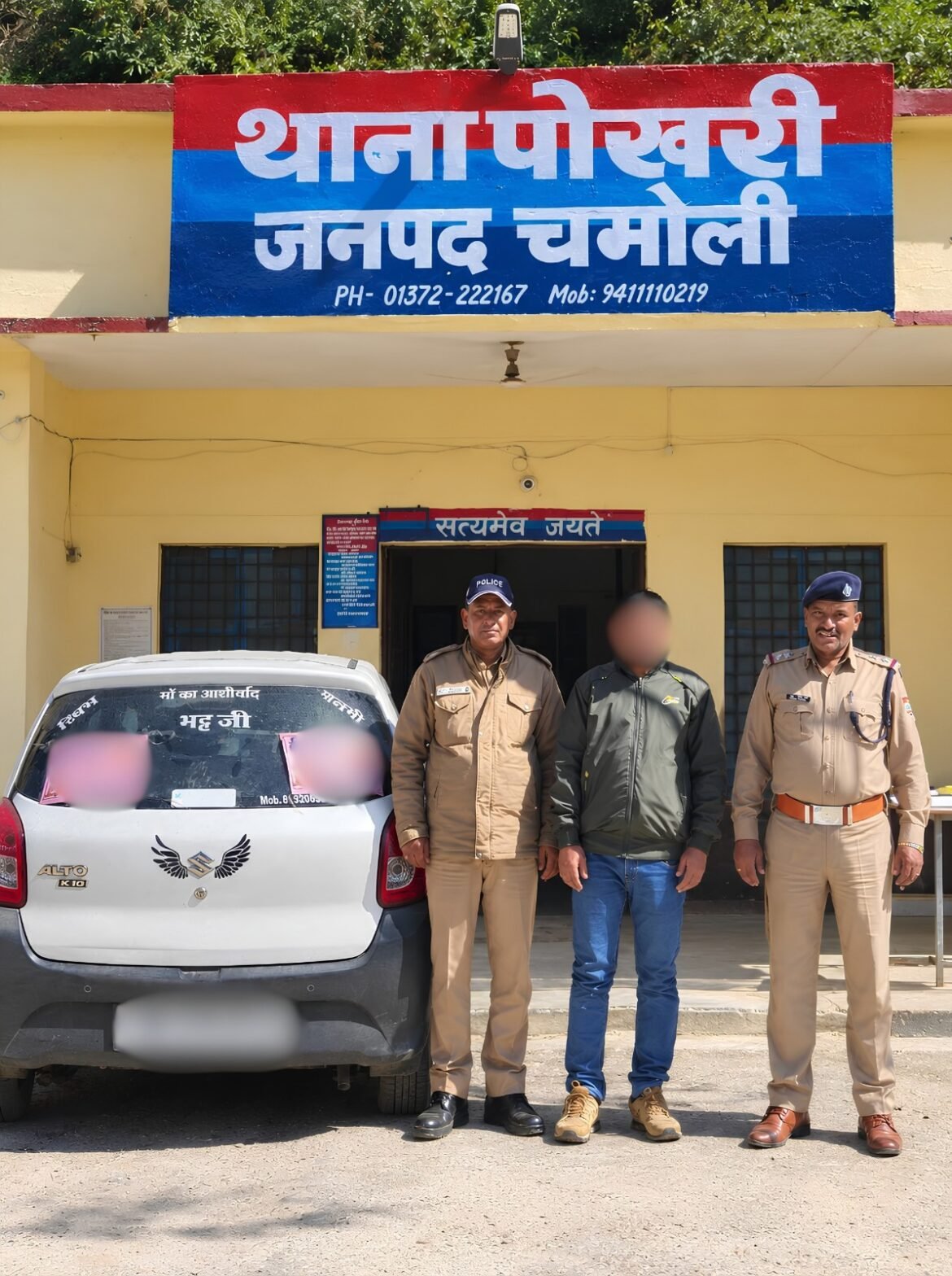 शराब के नशे में वाहन चलाना पड़ा भारी, पोखरी पुलिस ने चालक को किया गिरफ्तार; वाहन सीज